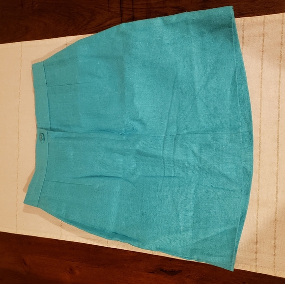 80s Vintage Linen Skirt - Picture 3 of 6